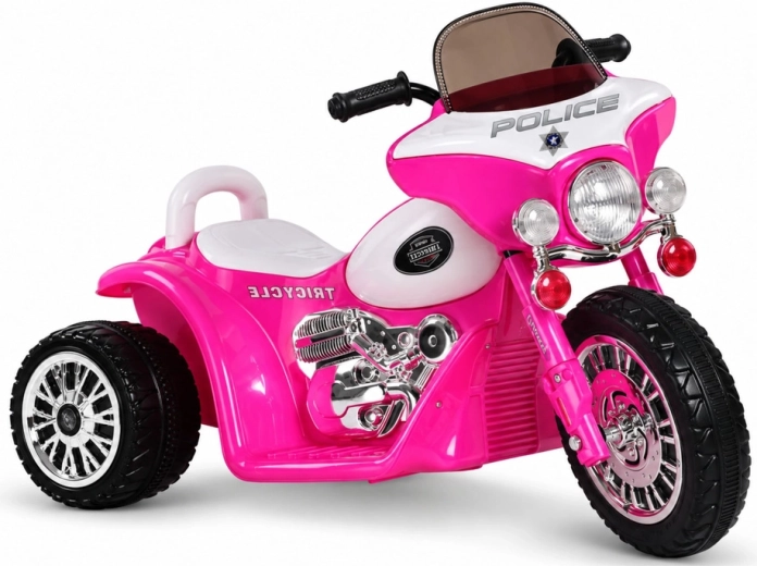 Elektrisches Kinder-Motorrad JT568 – Dunkelrosa