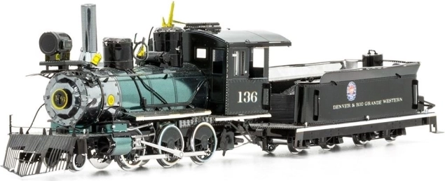 METAL EARTH 3D-Puzzle Wilder Westen: 2-6-0 Lokomotive