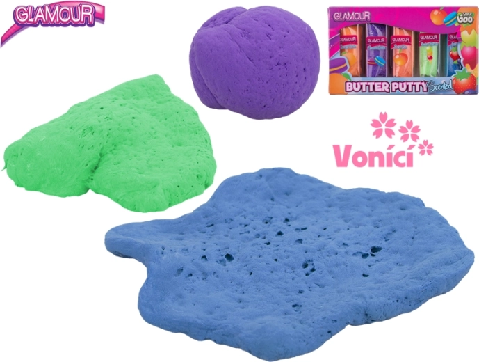 Glamour Butter-Duft-Knetmasse 5×60 g