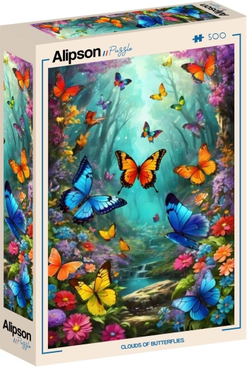 Alipson Puzzle Schmetterlingswolken 500 Teile