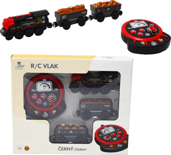 Babu R/C Dampflok – schwarz