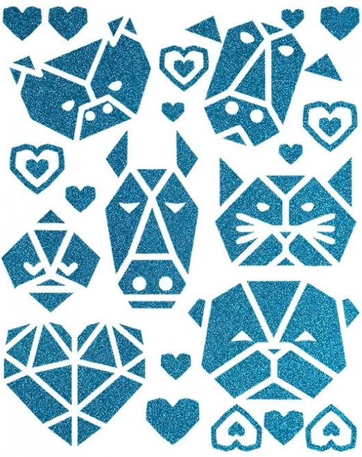 Bügelbilder Niedliche Tiere – großer Bogen