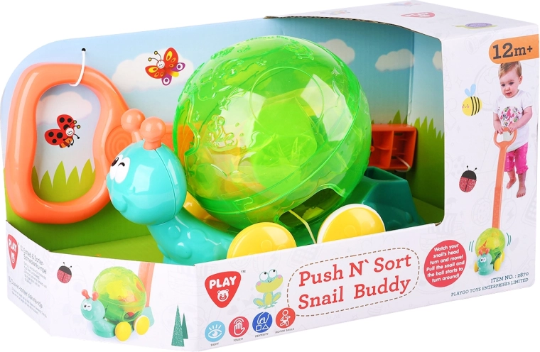 PlayGo Drück-Schnecke – interaktives Spielset