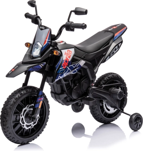 Elektrisches Kindermotorrad APRILIA RX blau