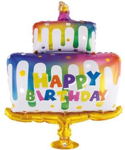Folienballon Kuchen 51 × 60 cm TORO