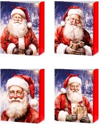 Festliche Geschenktüte, mittlere Größe