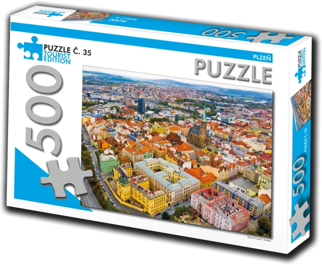 Puzzle Pilsen 500 Teile Touristische Edition