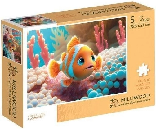 Milliwood Yippee cutie Clownfisch – Holzpuzzle