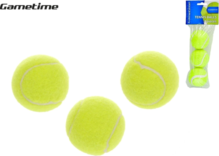 Tennisbälle GAMETIME 6 cm, Set mit 3 Stück