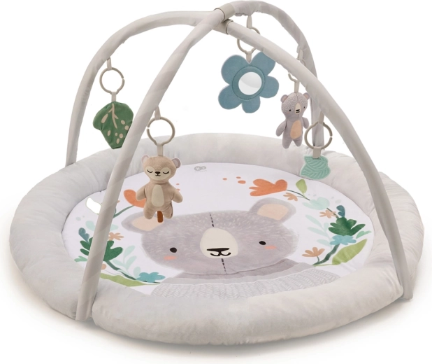 Kinderkraft Spieldecke mit Spielbogen Cozyplay, hellgrau