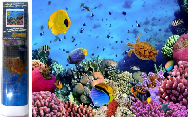 Diamantmalerei Leben am Riff 30 × 40 cm