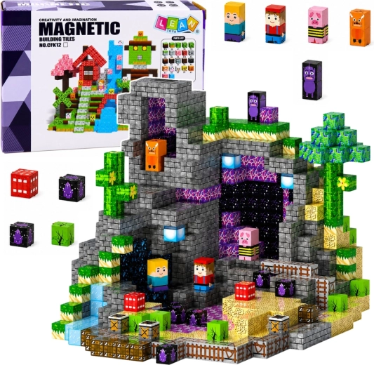 Magnetisches Pixel-Bauset – magnetische Würfel 100 Teile