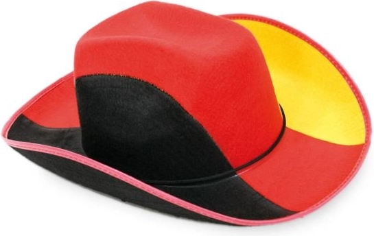 Cowboyhut Deutschland Fan für Erwachsene 58 cm
