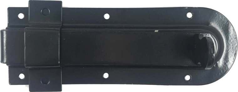 Riegel 100 mm schwarz für Tore und Gartentüren