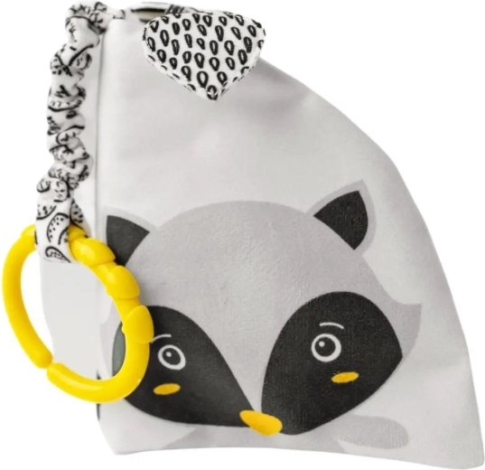 Sensorisches Stoffbuch Waschbär Pedro 0+ Mom's Care