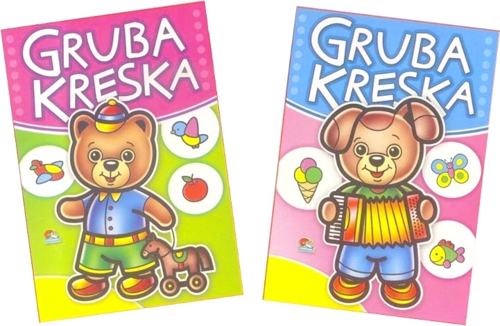 Malbuch für die Jüngsten – dicke Linie