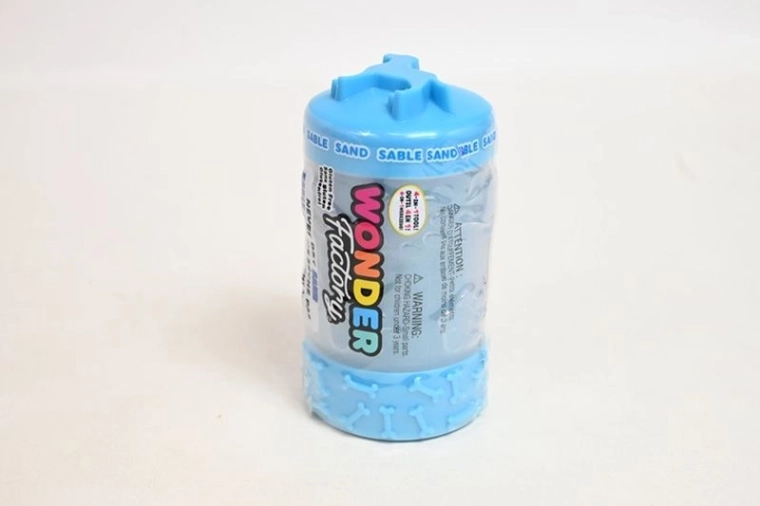 Wonder Factory nie austrocknender Sand – blaues Set mit 4-in-1-Roller