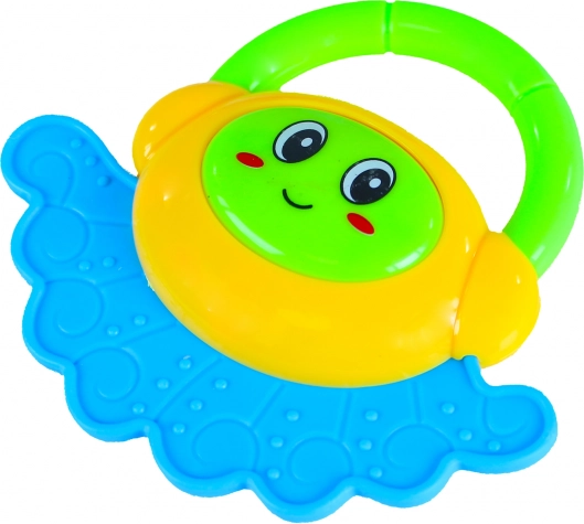 Farbenfrohes Rasselspielzeug mit Griff für Babys