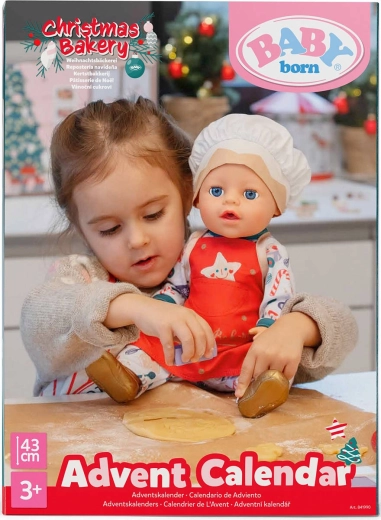 BABY born Adventskalender 2026 mit Zubehör für Puppe 43 cm