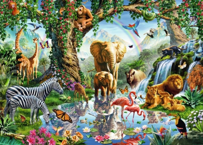 Ravensburger Puzzle Abenteuer im Dschungel 1000 Teile