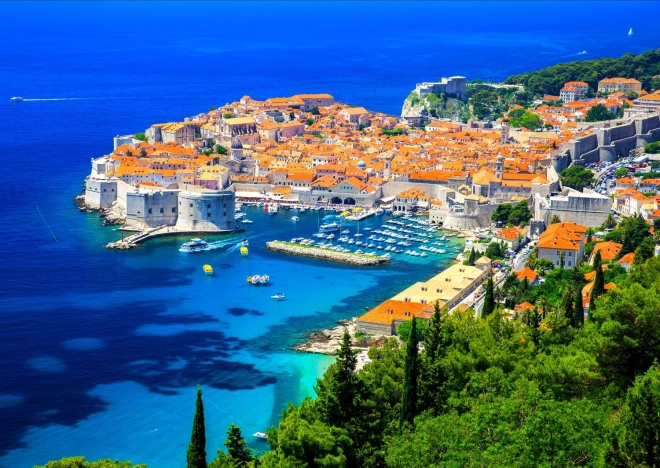 Puzzle Altstadt Dubrovnik, Kroatien 1000 Teile