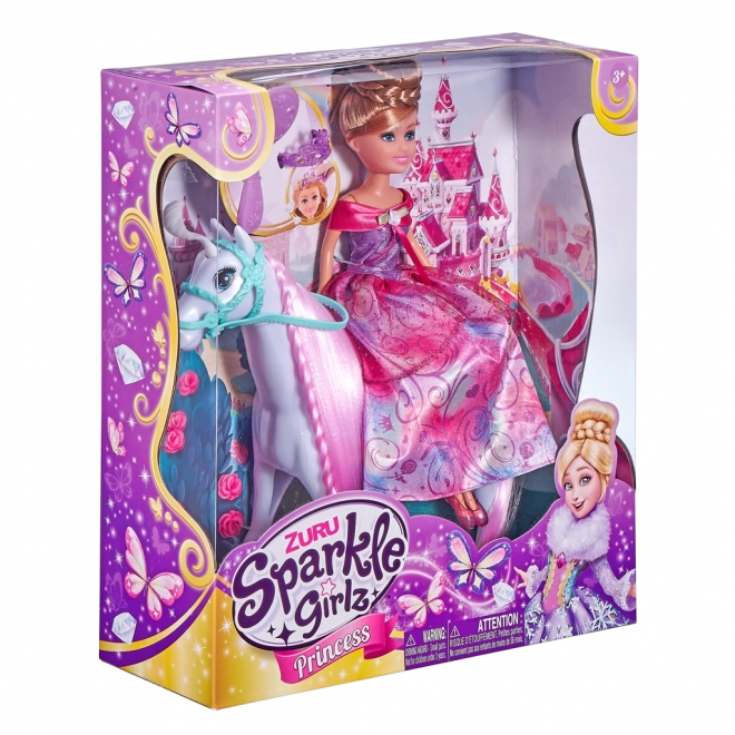 Prinzessin Sparkle Girlz mit Einhorn