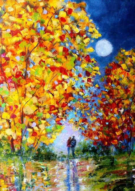 Puzzle Herbstmond 1000 Teile ENJOY