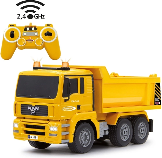 Jamara lizenzierter MAN Kipp-LKW mit Fernsteuerung 2,4 GHz 1:20