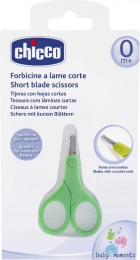 Chicco Neugeborenen-Nagelschere mit kurzer Klinge