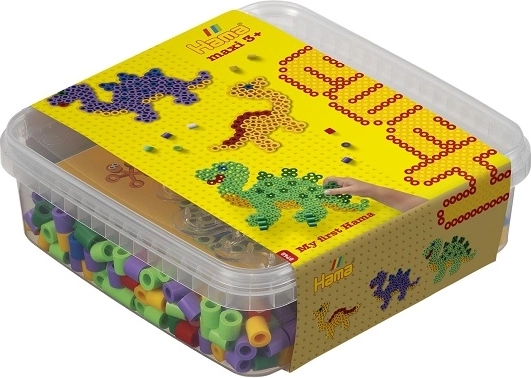 Hama Maxi Bügelperlen – Set Dinosaurier (600 Stk.)