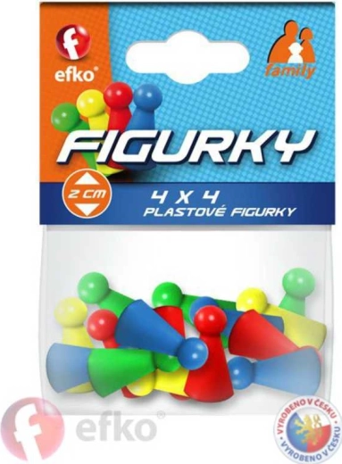 EFKO Family farbige Spielfiguren für Brettspiele (16 Stk.)