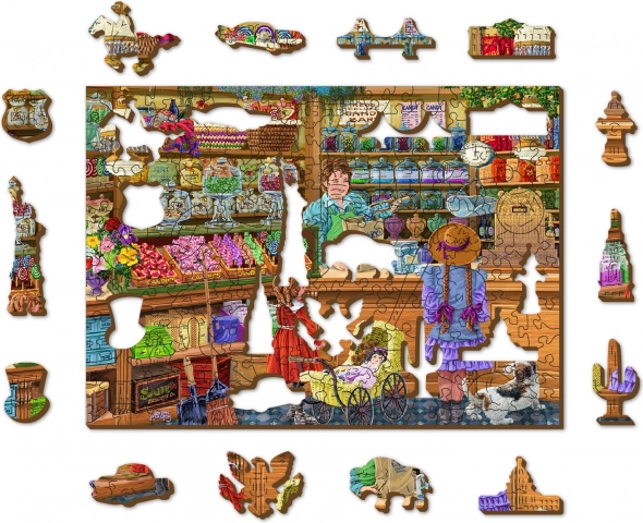 Holzpuzzle Süßes Abenteuer 2v1 200 Teile