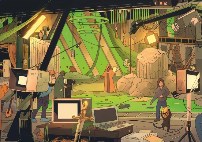 Puzzle Finde 10 Gegenstände – Film, 300 XL Teile