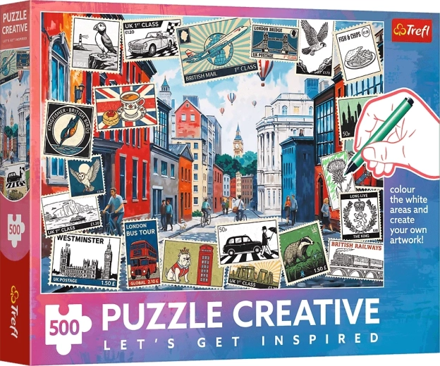 Puzzle TREFL Creative Grüße aus London 500 Teile