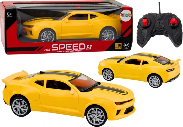 Ferngesteuertes Sportauto 1:16 Gelb