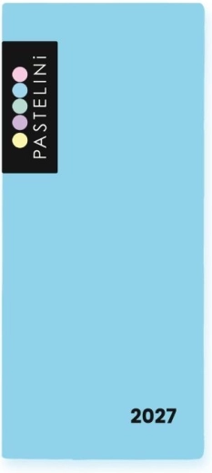 Pastelini Wochenplaner 2027 blau im PVC-Umschlag