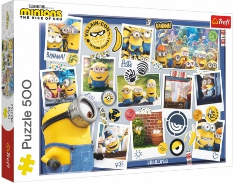 Puzzle Minions Verrückte Fotosammlung 500 Teile