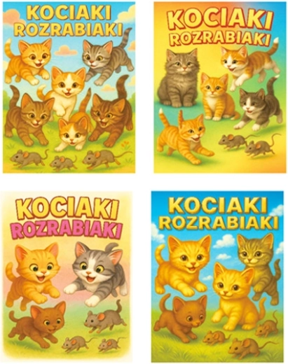 Geschenktüte M mit Katzenmotiv