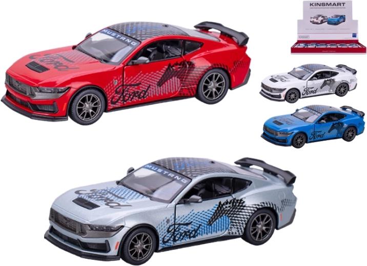 Kinsmart Ford Mustang Dark Horse Livery Metallmodell 1:38