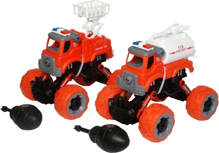 Montage-Feuerwehrauto