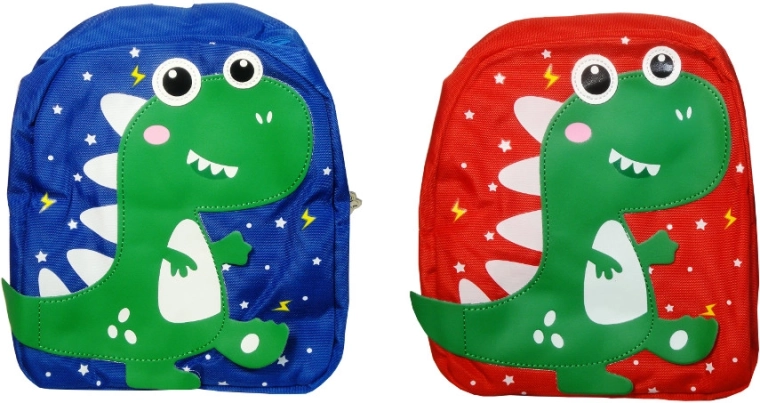 Kinder-Rucksack mit fröhlichem Dinosaurier