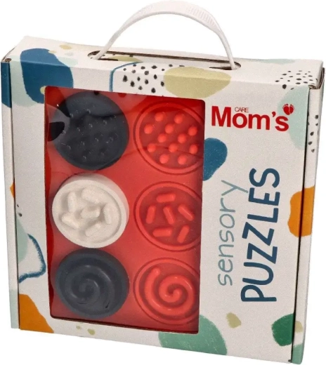 Kontrastierende sensorische Puzzle-Ringe 6m+ Mom's Care