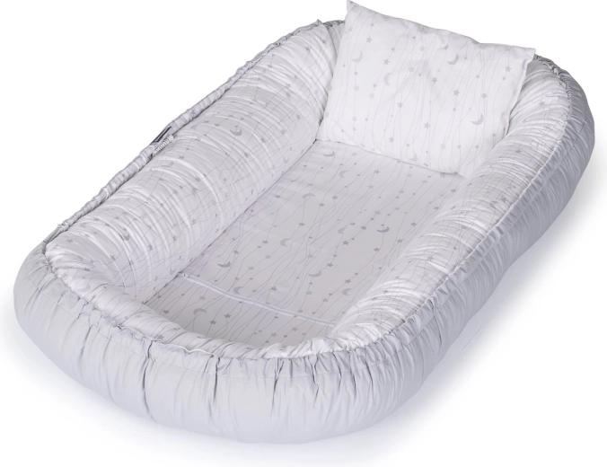 Chipolino Babynest Grey Moons