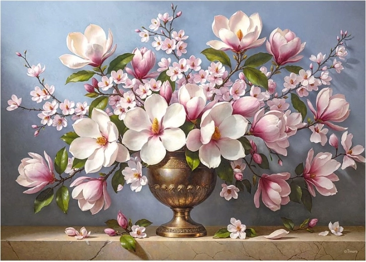 Cherry Pazzi Puzzle Magnolien-Eleganz 1000 Teile