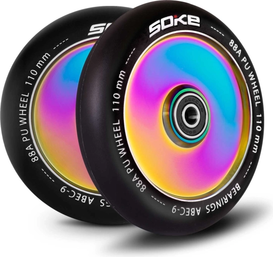 Soke Scooter-Rollen 110 mm Rainbow 2 Stk.