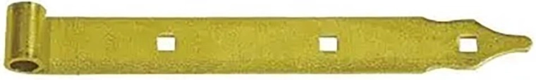 Bandsscharniere 500 × 35 × 4 mm, Zapfendurchmesser 13 mm, gelb verzinkt