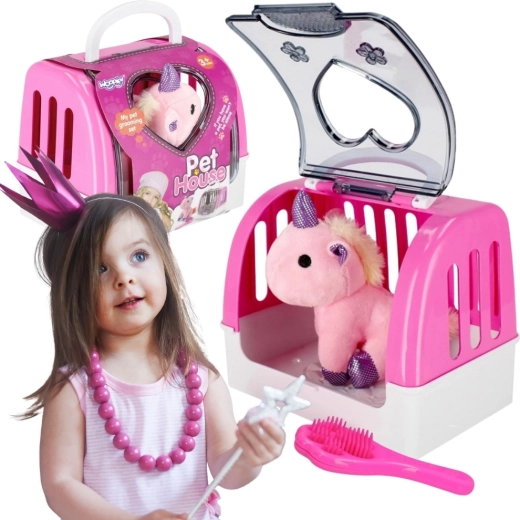 Woopie tragbares Häuschen mit Plüsch-Einhorn
