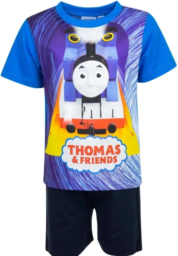 Jungen-Sommerpyjama Thomas & Friends aus Baumwolle