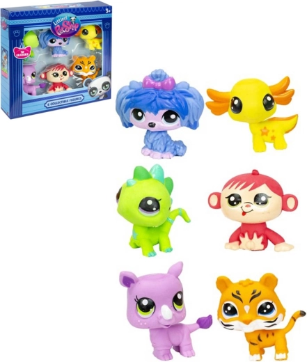 Littlest Pet Shop Radiergummis – Set mit 6 Tierchen