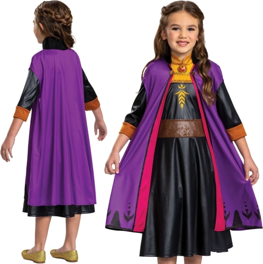 Kinderkostüm Anna aus Die Eiskönigin, 98–110 cm